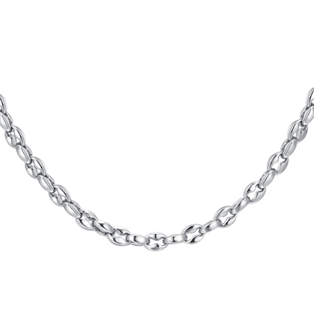 COLLAR DE ACERO PARA HOMBRE CON ANCLA