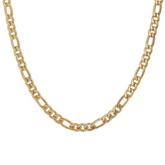 COLLANA UOMO IN ACCIAIO  IP GOLD