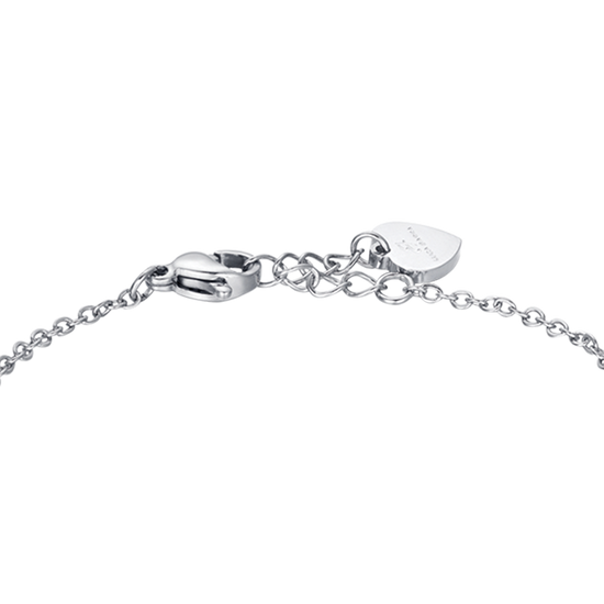 PULSERA PERSONALIZABLE NIÑA DE ACERO CON MARIQUITA