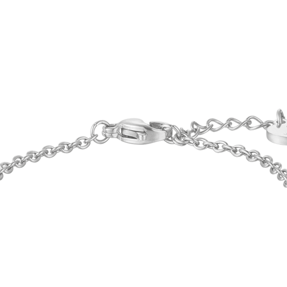 PULSERA DE ACERO NIÑA CON MARIQUITA