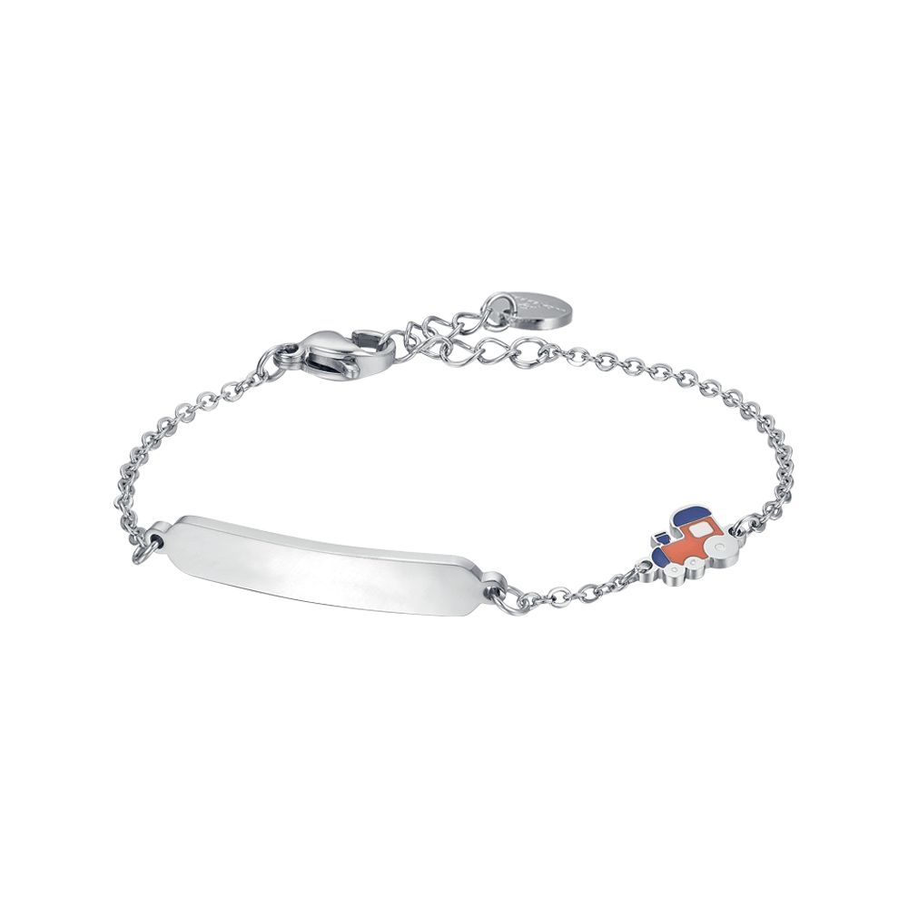 PULSERA DE ACERO PARA BEBÉ CON TREN