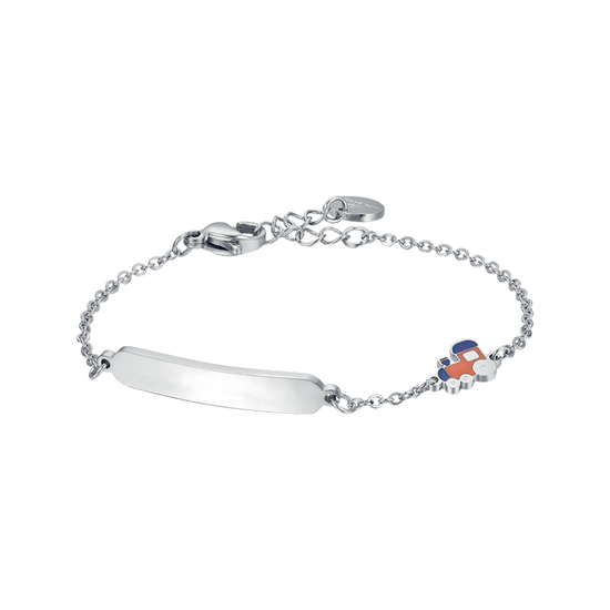 PULSERA INFANTIL DE ACERO CON TREN Luca Barra