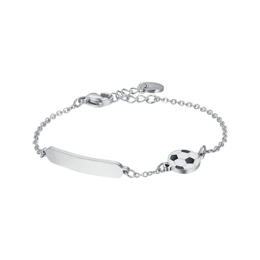PULSERA DE ACERO PARA BEBÉ CON BOLA