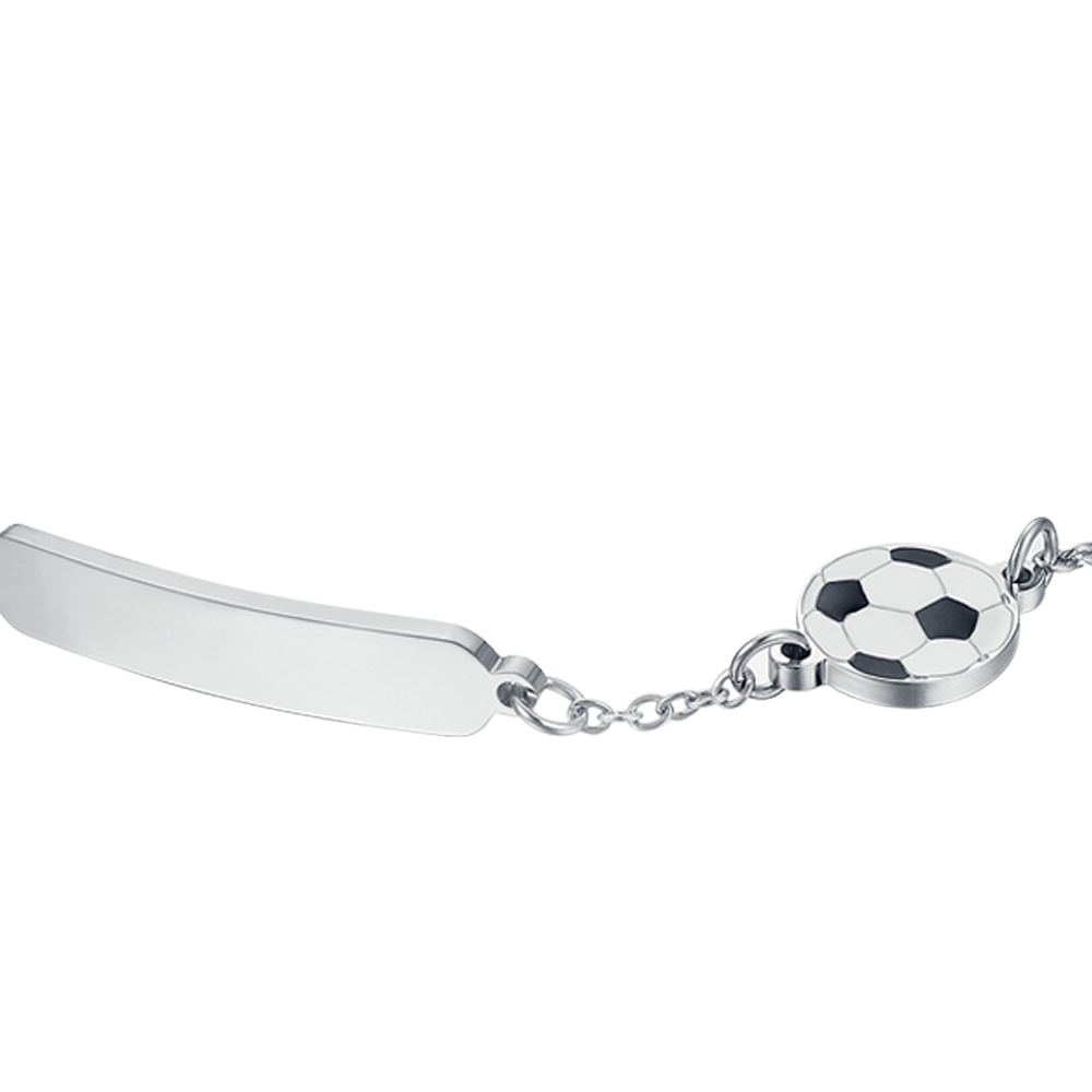 PULSERA DE ACERO PARA BEBÉ CON BOLA