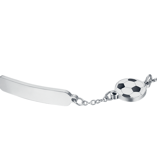 PULSERA DE ACERO PARA BEBÉ CON BOLA