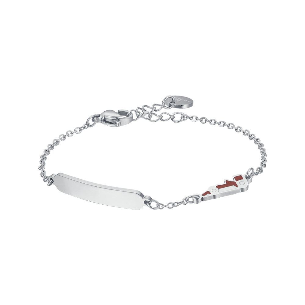 PULSERA DE ACERO PARA BEBÉ CON MÁQUINA