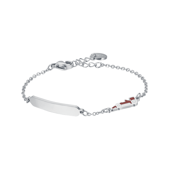 PULSERA DE ACERO PARA BEBÉ CON MÁQUINA