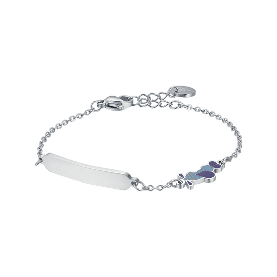 PULSERA DE ACERO PARA BEBÉ CON AVIÓN