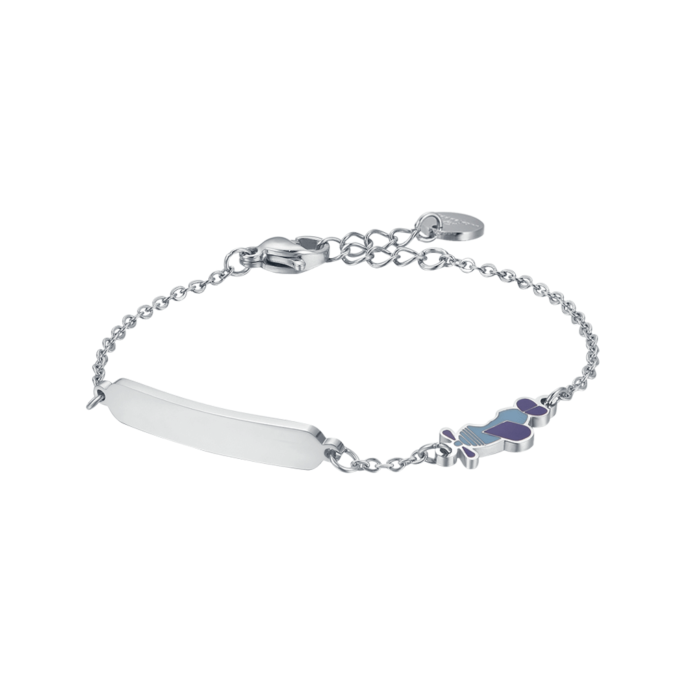 PULSERA DE ACERO PARA BEBÉ CON AVIÓN