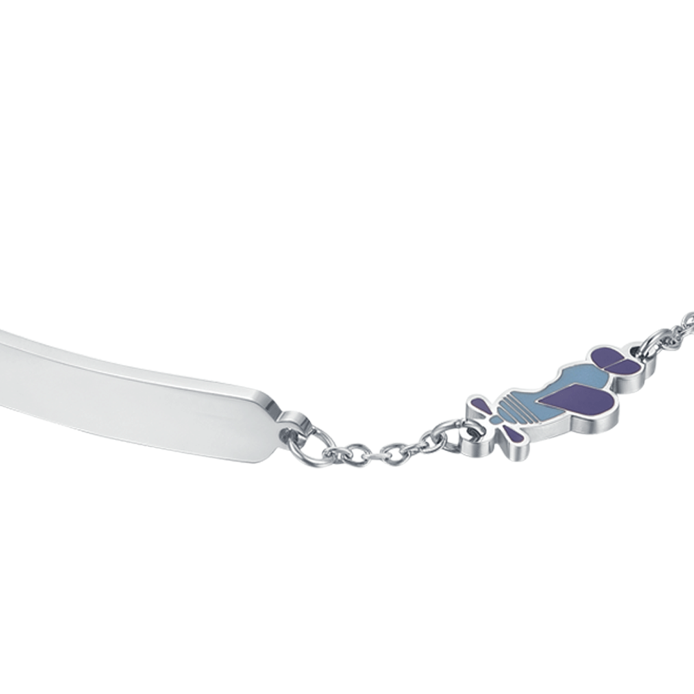 PULSERA DE ACERO PARA BEBÉ CON AVIÓN