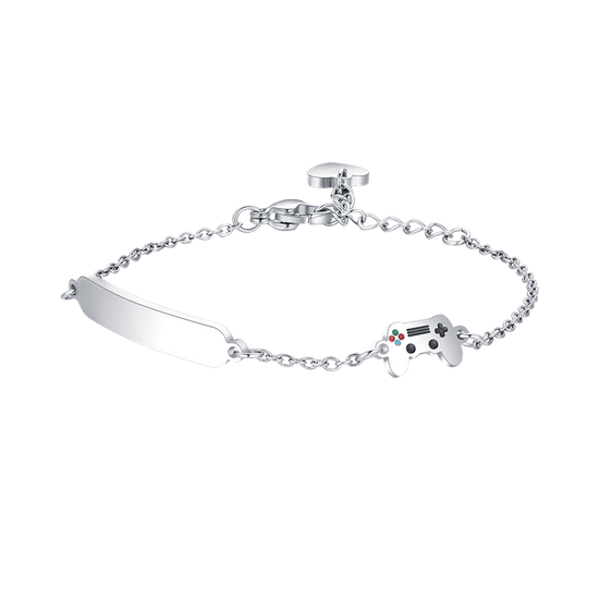 PULSERA DE ACERO PARA BEBÉ CON JOYPAD