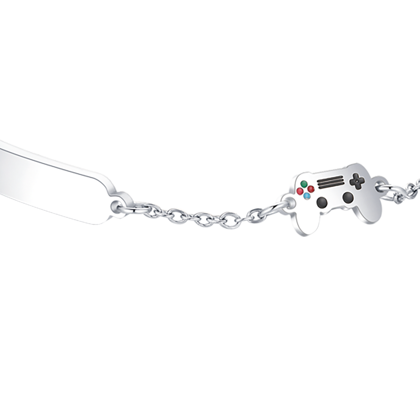 PULSERA DE ACERO PARA BEBÉ CON JOYPAD