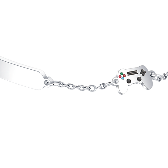 PULSERA DE ACERO PARA BEBÉ CON JOYPAD