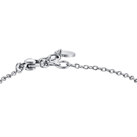 PULSERA DE ACERO PARA BEBÉ CON PIEDRAS AMARILLAS Y ROJAS