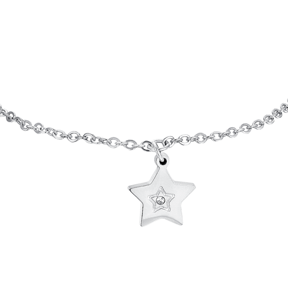 CHICA PULSERA DE ACERO CON ESTRELLA