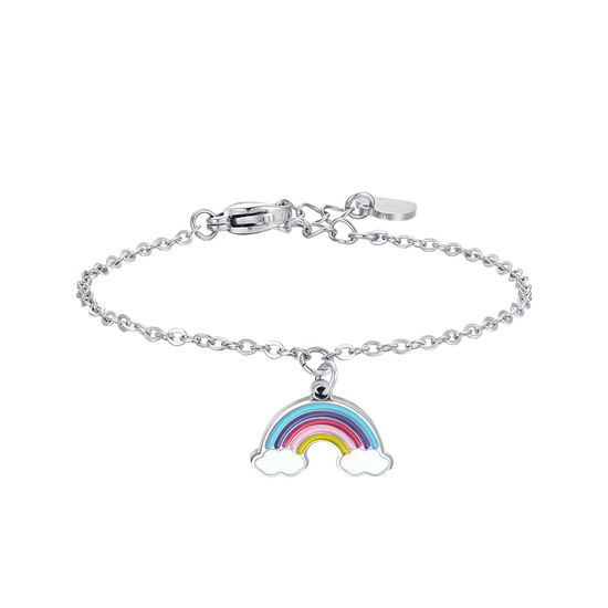 PULSERA ARCO IRIS ACERO NIÑA