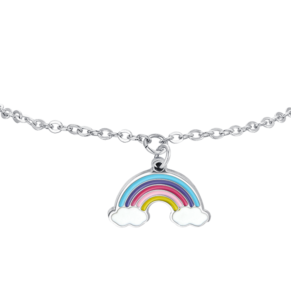 PULSERA ARCO IRIS ACERO NIÑA