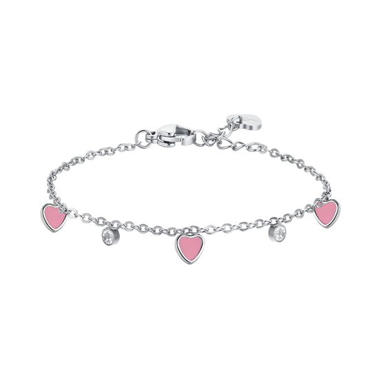 PULSERA INFANTIL DE ACERO CON CORAZÓN Luca Barra