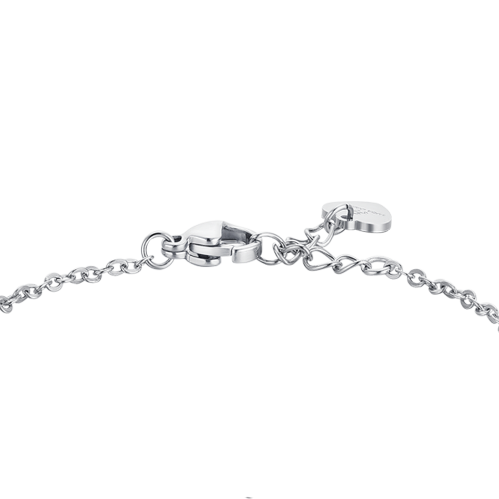 PULSERA DE ACERO NIÑA CON CORAZÓN