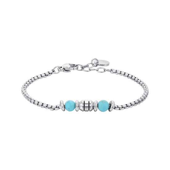 PIEDRAS DE TURQUESA PULSERA DE ACERO BEBÉ