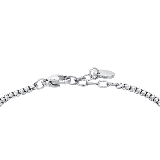 PULSERA BEBE ACERO PIEDRAS AZULES