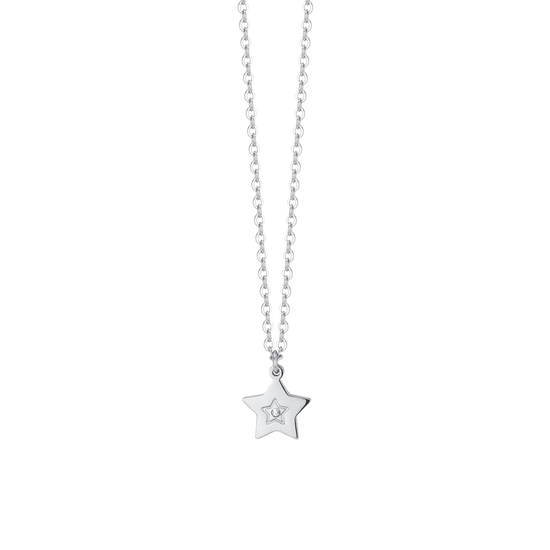 COLLAR DE ACERO PARA NIÑA CON ESTRELLA