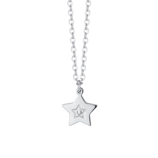 COLLAR DE ACERO PARA NIÑA CON ESTRELLA
