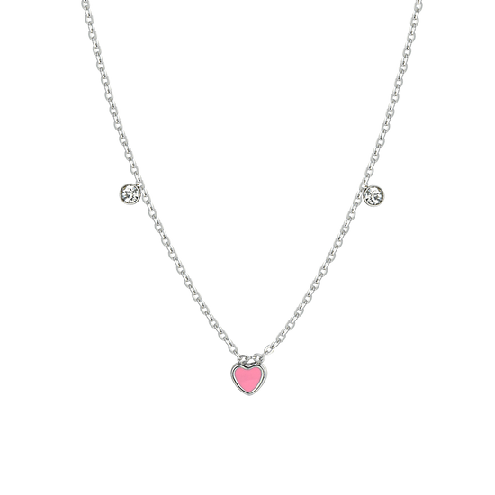 COLLAR DE ACERO CORAZÓN NIÑA