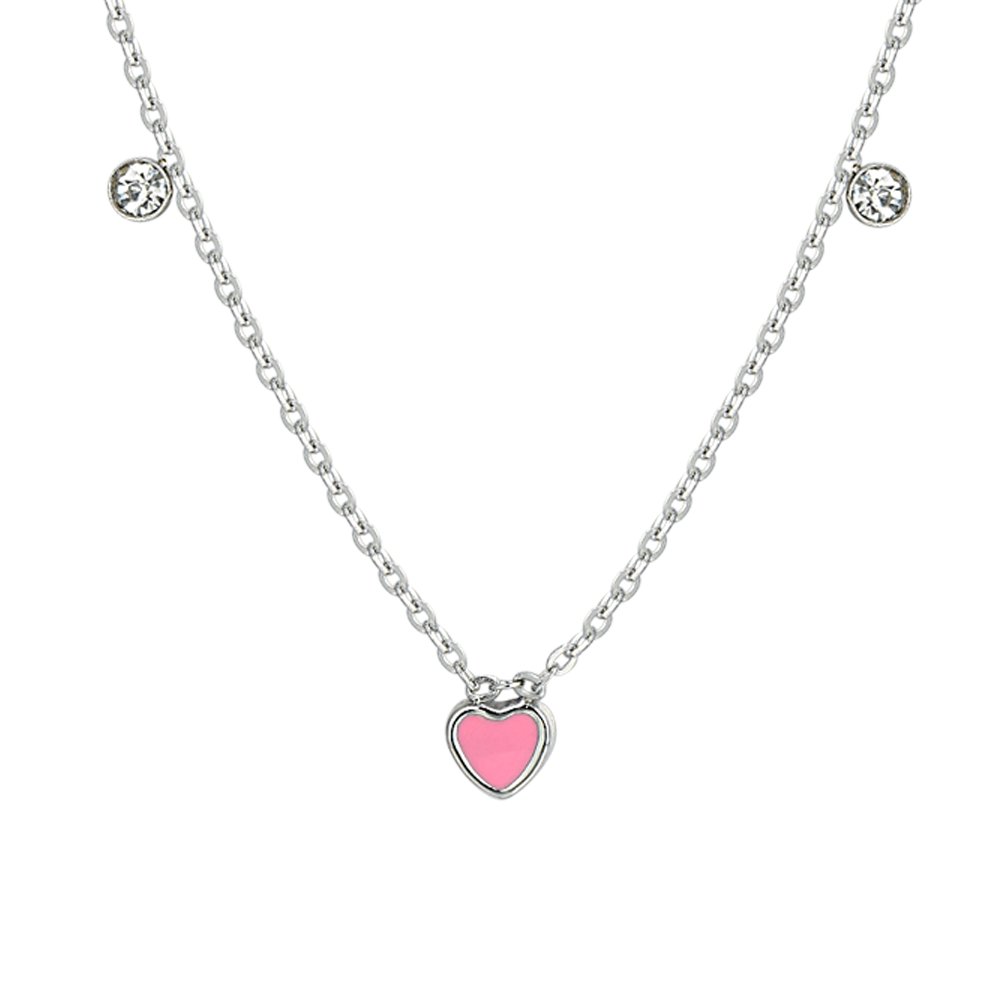 COLLAR DE ACERO CORAZÓN NIÑA