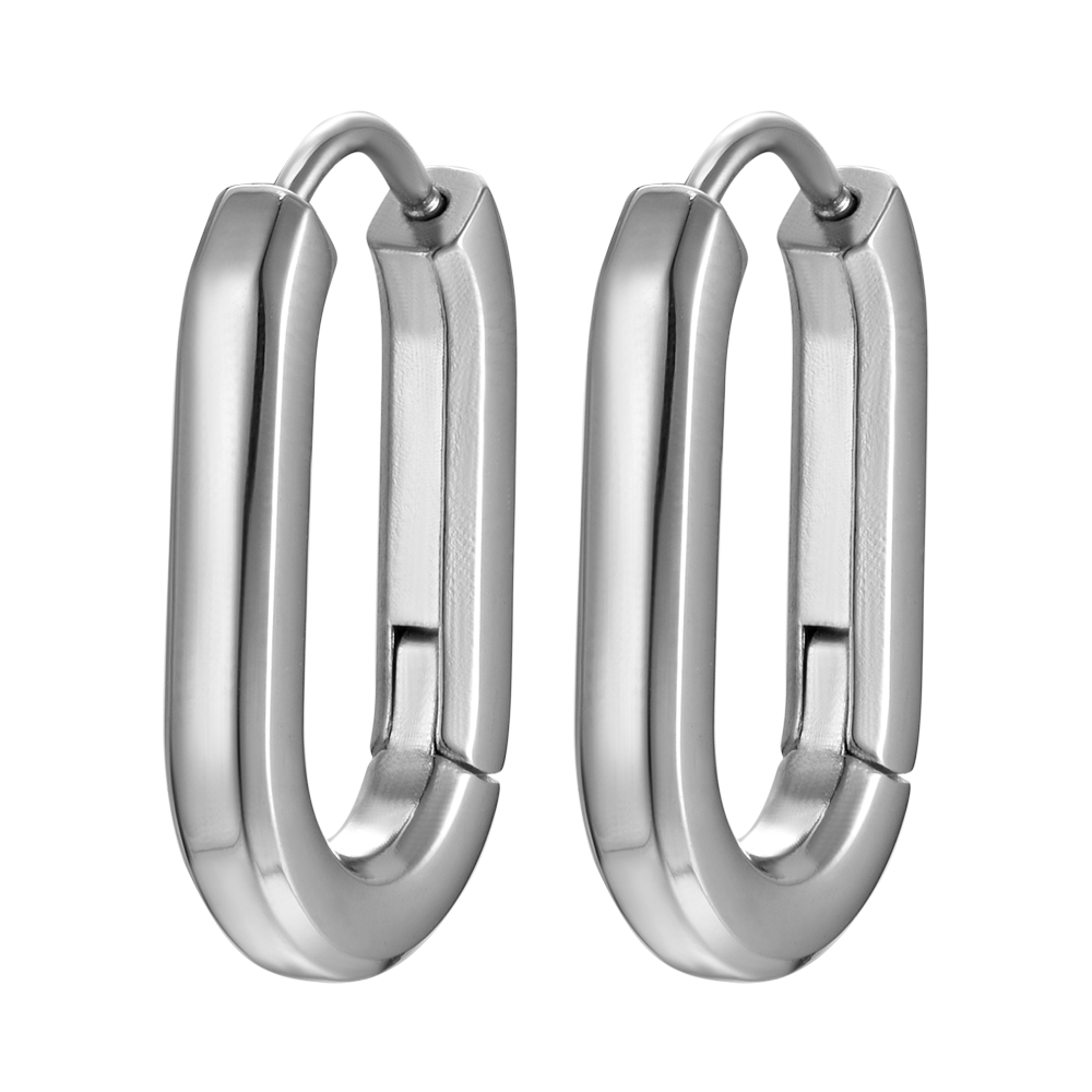 PENDIENTES DE ACERO PARA MUJER