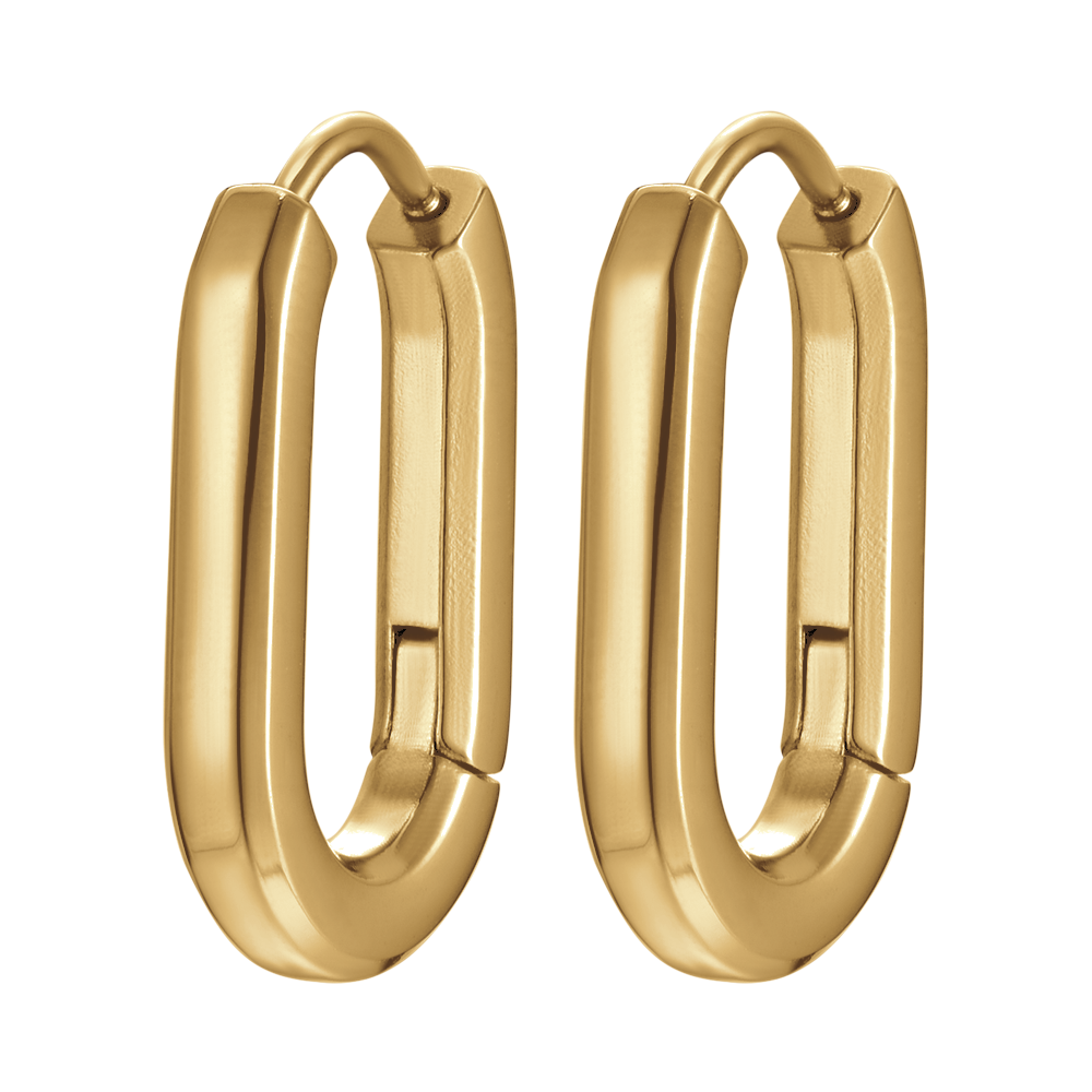 PENDIENTES MUJER IP ORO ACERO