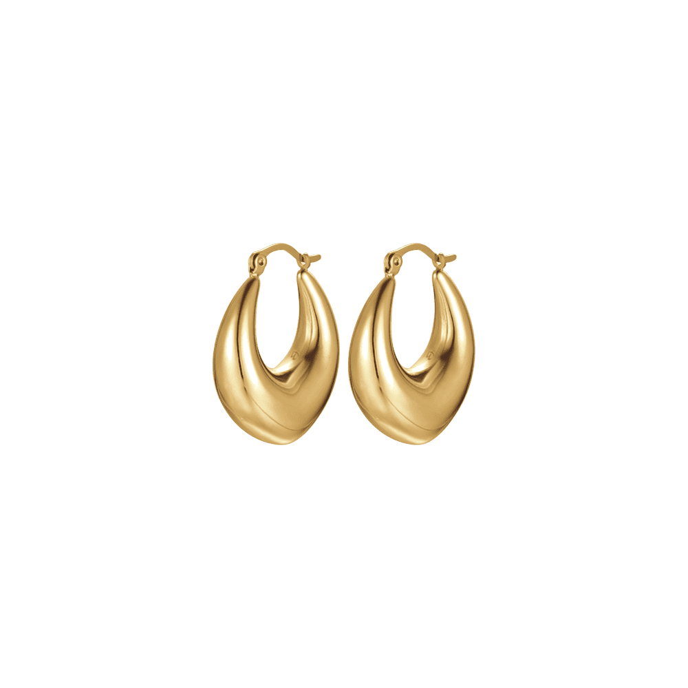 PENDIENTES DE MUJER EN ACERO INOXIDABLE ORO IP Luca Barra