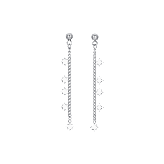 SISSI STARS PENDIENTES DE ACERO PARA MUJER