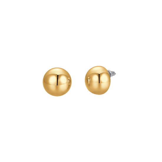 ORECCHINI DONNA A GOCCIA 16 mm IN ACCIAIO IP GOLD