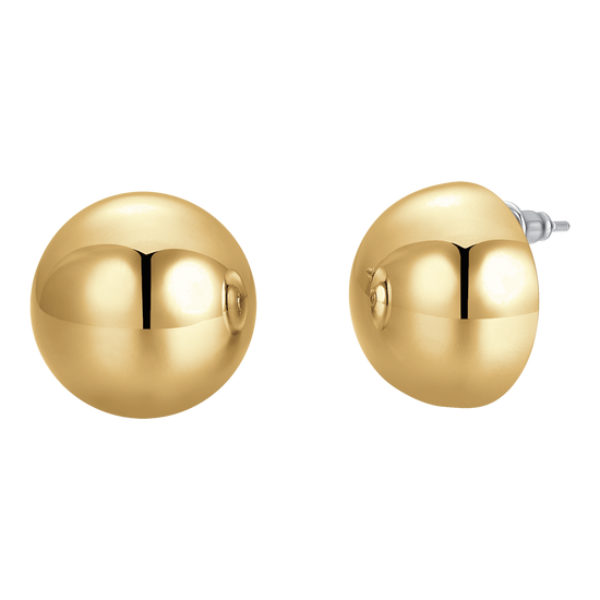 ORECCHINI DONNA A GOCCIA 20 mm IN ACCIAIO IP GOLD