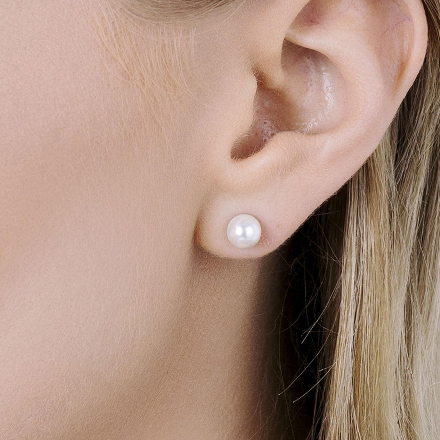 PENDIENTES DE PERLAS DE ACERO PARA MUJER