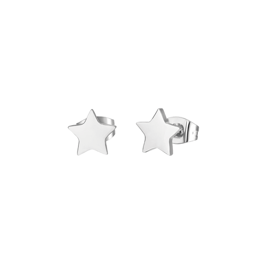 PENDIENTES DE ESTRELLA DE ACERO PARA MUJER