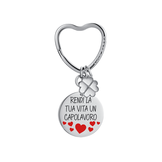LLAVERO DE ACERO PARA MUJER HAZ DE TU VIDA UNA OBRA MAESTRA