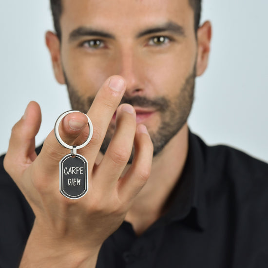 LLAVERO CARPE DIEM STEEL MAN