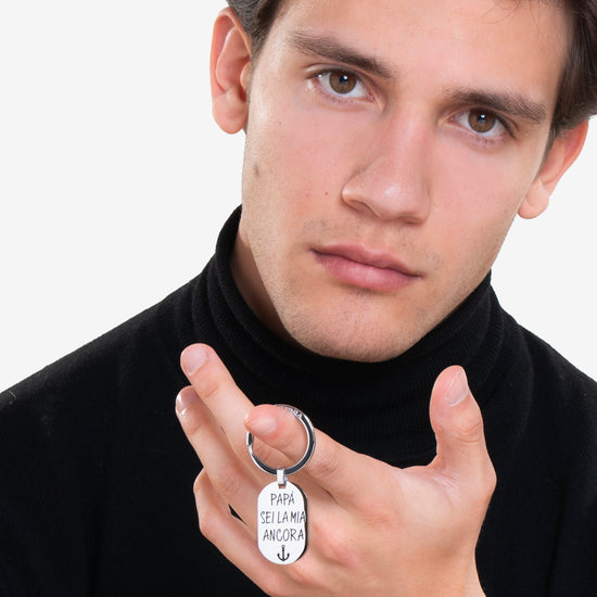 LLAVERO HOMBRE DE ACERO PAPA ERES MI ANCLA