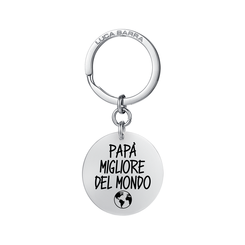 EL MEJOR LLAVERO DE ACERO PARA PAPÁ DEL MUNDO