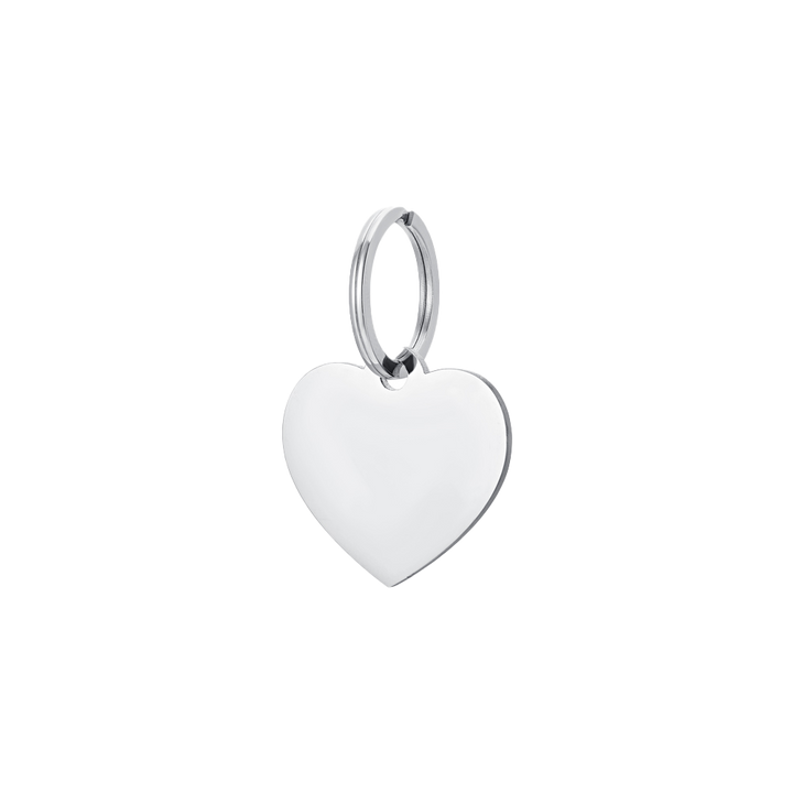 PLACA DE CORAZÓN PERSONALIZABLE PARA PERRO Y GATO