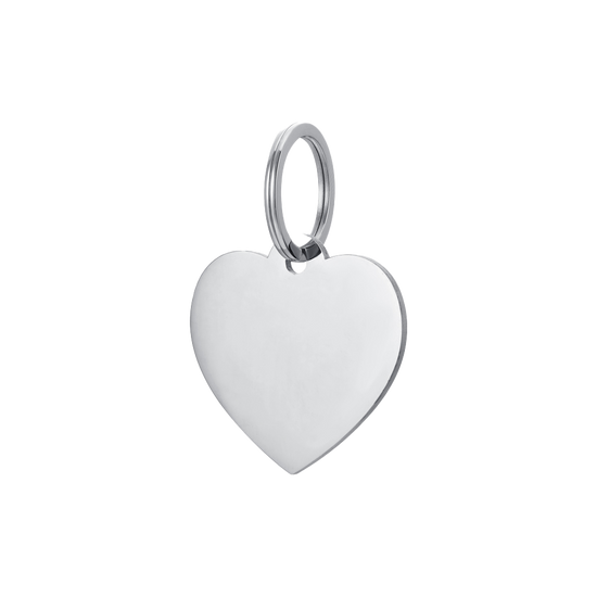 PLACA DE CORAZÓN PERSONALIZABLE PARA PERRO Y GATO