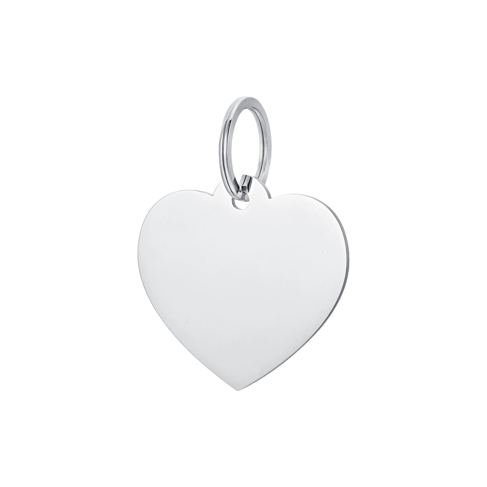 PLACA DE CORAZÓN PERSONALIZABLE PARA PERRO Y GATO