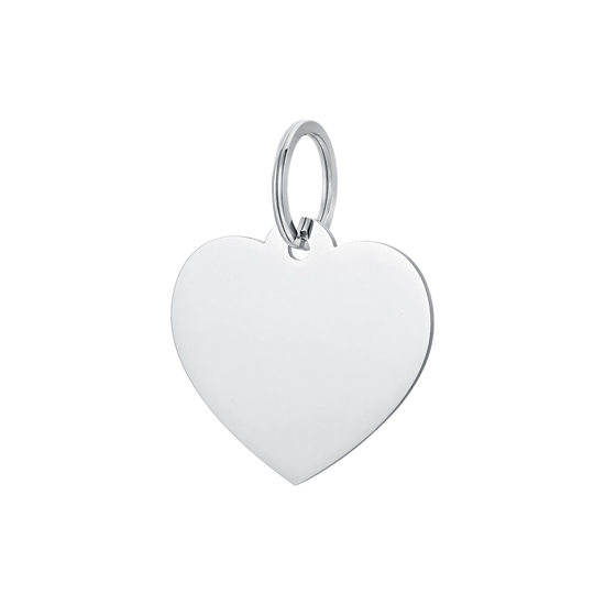 PLACA DE CORAZÓN PERSONALIZABLE PARA PERRO Y GATO