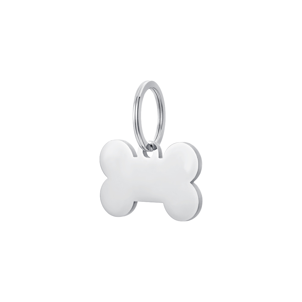 PLACA PERSONALIZABLE DE HUESO DE PERRO Y GATO