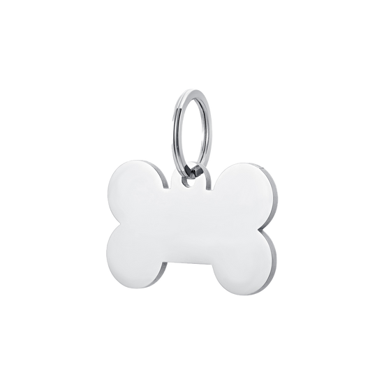 PLACA PERSONALIZABLE DE HUESO DE PERRO Y GATO