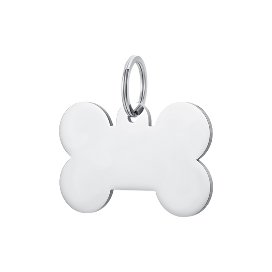 PLACA PERSONALIZABLE DE HUESO DE PERRO Y GATO