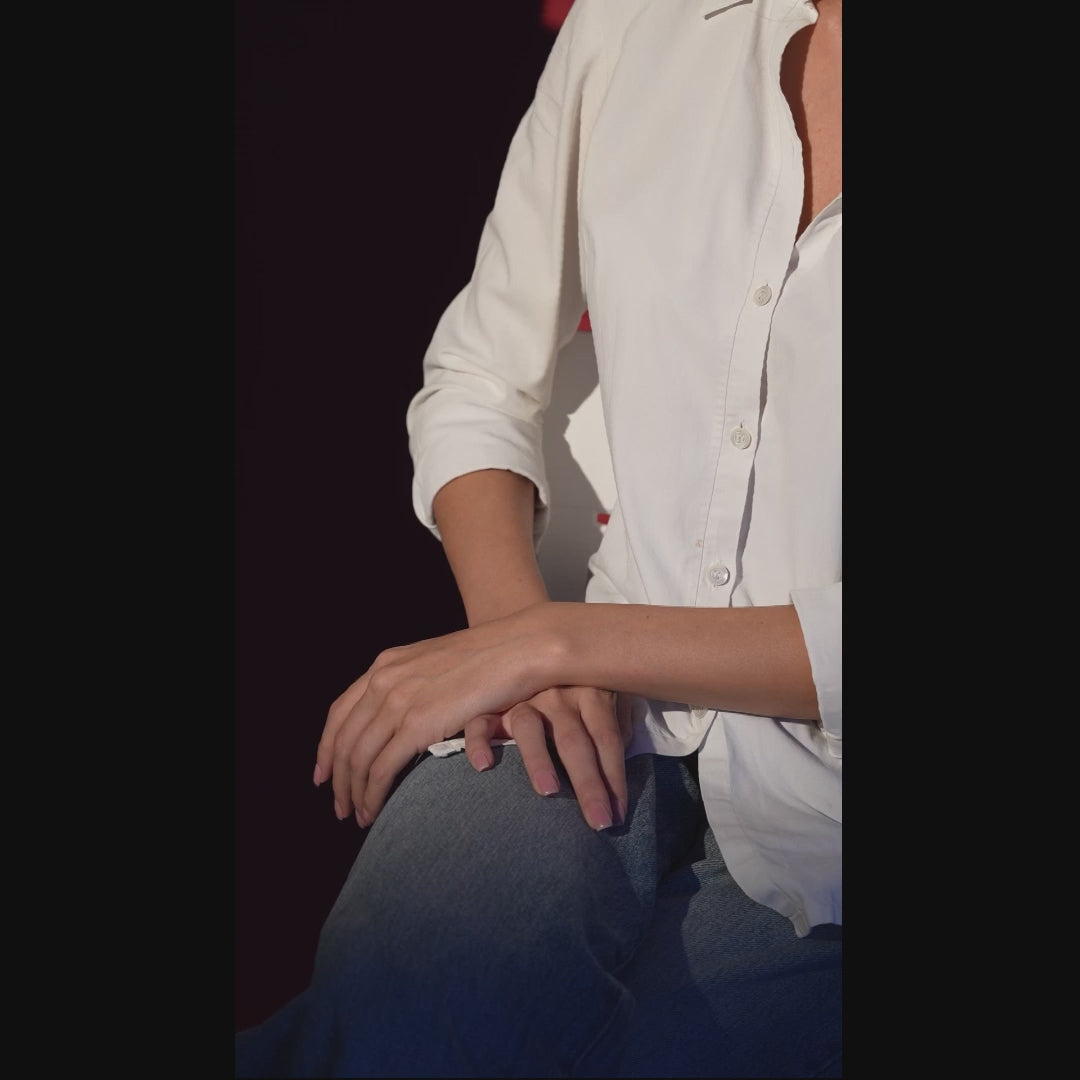 BRACCIALE DONNA IN ACCIAIO IP GOLD CON NODO E ZIRCONI ROSA