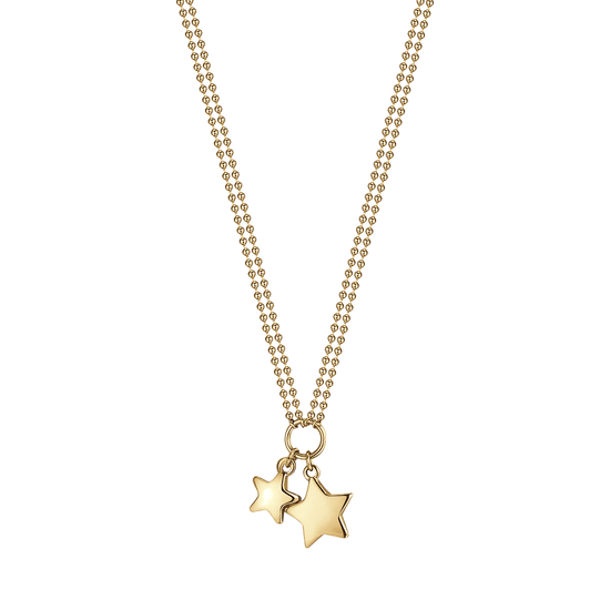 COLLAR DE ORO IP PARA MUJER CON ESTRELLAS Luca Barra